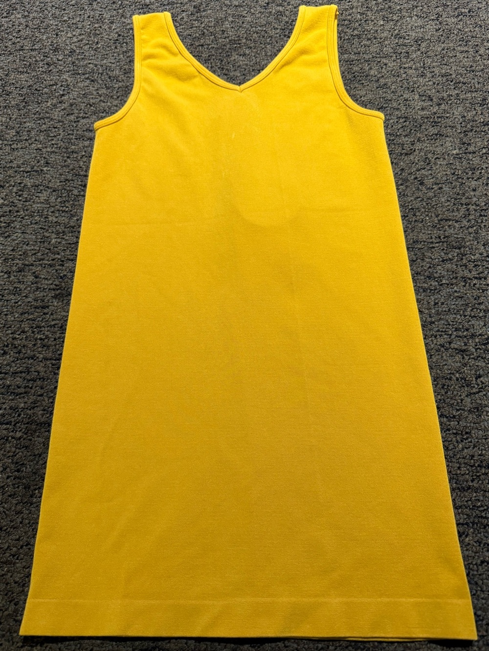 C'est Moi Clothing Co. Naturals Bamboo reversible double scoop Tank OS Mustard